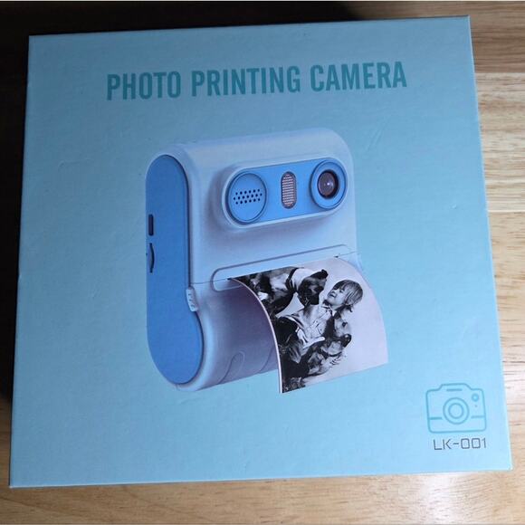 Blue LK-001 Instant Print Camera Kids Digital Video Photo Printer-New Gift - Picture 2 of 6